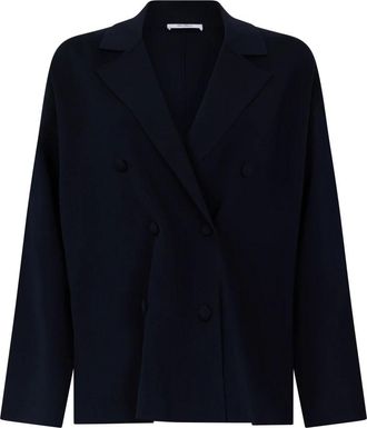 Max Mara Double-breasted jas - Dames - Blazers - Zwart - S - Jassen