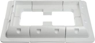 OEM Soportes De Montaje Para Paneles Solares, De Esquina, Laterales Y Con Entrada De Cable, Para Autocaravanas, Color Blanco