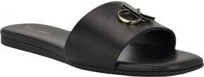 Calvin Klein Yancie 2 Slide Sandal in Black at Nordstrom Rack, Size 5.5