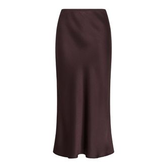 Kaffe Falda Kalotte - Skirts - Mujer - Marr&oacute;n - XS