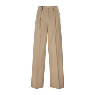 PESERICO Mujer, Pantalones, Beige, Talla: S