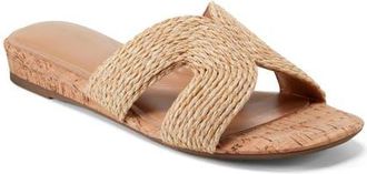 Easy Spirit Christy Slide Sandal in Natural at Nordstrom, Size 12