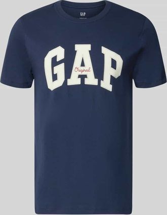 GAP T-Shirt mit Logo und Rundhalsausschnitt in Marine, Gr&ouml;&szlig;e XXL