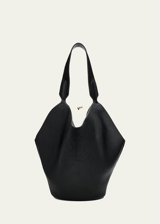 Khaite Lotus Small Calf Hair Tote Bag