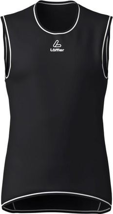 LOEFFLER Windproof Singlet Transtex Light 100 Kunstfaserunterw&auml;sche f&uuml;r Herren | schwarz