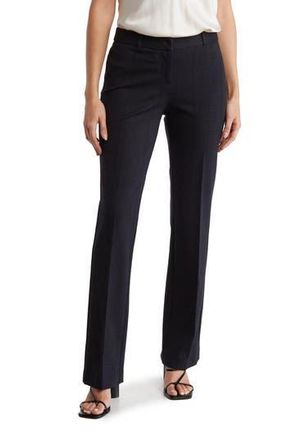 Amanda + Chelsea Ari Ponte Sketch Wide Leg Pants in Navy at Nordstrom Rack, Size 10