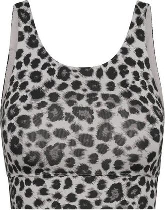 Hey Honey Bustier Leo Sport-BH für Damen | grau