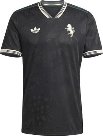 adidas T-shirt Juventus a fiori - Nero