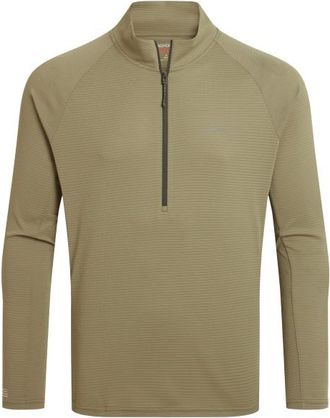 Craghoppers Nosilife Solarshield+ Half Zip Top Longsleeve f&uuml;r Herren | beige/oliv