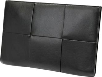 Bottega Veneta Pre-owned Clutches, female, Black, Size: ONE SIZE Pre-owned Fabric Clutch