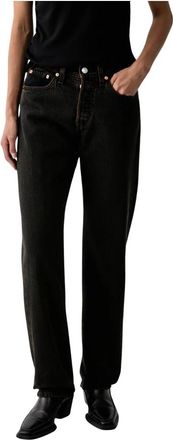 Levi's Straight Jeans - Dames - Slim Fit Jeans - Zwart - W31 L32 - Jeans