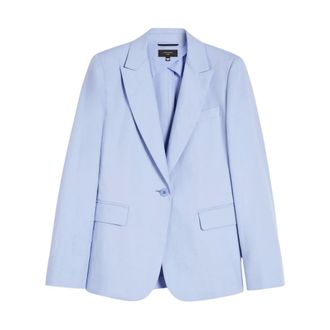 Max Mara Dames, Jassen, Blauw, Maat: 2XL