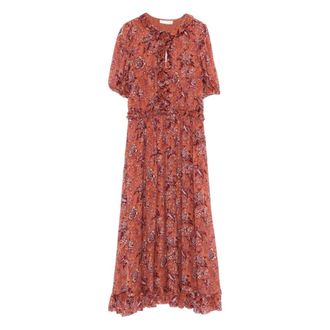 Ulla Johnson Kleedjes, Dames, Veelkleurig, XS, Polyester, Abito Rosamunde