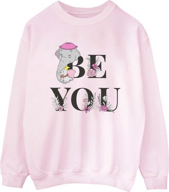 Disney Dames/Dames Dumbo Be You Sweatshirt (Baby Roze)