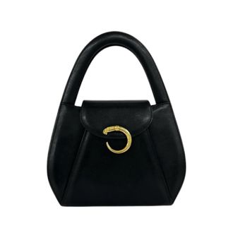 Cartier Pre-owned Leather totes - Dames - Vintage Handtas - Zwart - ONE Size - Vintage