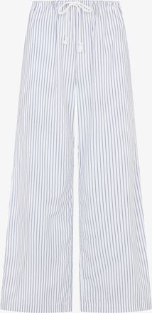 Serena Bute Striped Cropped Jogger - Navy/White
