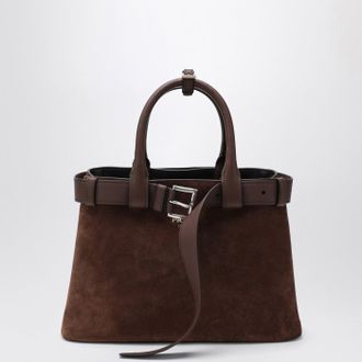 Prada Buckle bag medium size Cacao colour in suede