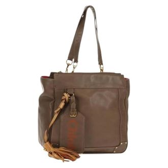 Chlo&eacute; Pre-owned Handbags, female, Brown, Size: ONE SIZE Pre-owned Tote Bag