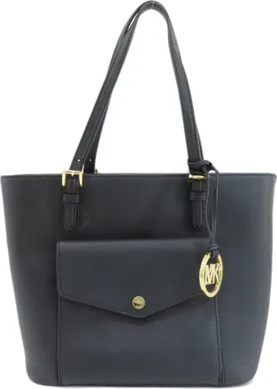 Michael Kors Black Pvc Tote Bag (Pre-Owned)