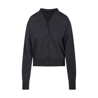 Jacquemus Cardigans, female, Gray, Size: XS Le Cardigan Brode