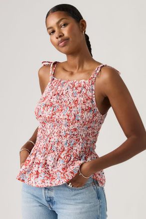 Levi's Blusa sin mangas Monaco - Mujer - XS - Rosa / Laurie Floral