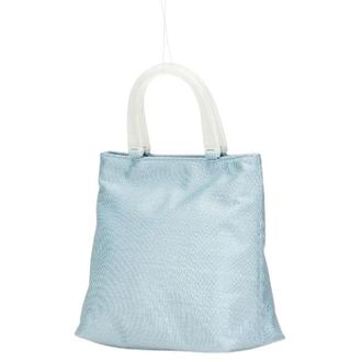 Givenchy Pre-owned Handbags, female, Blue, Size: ONE SIZE Pre-owned Canvas Handbag