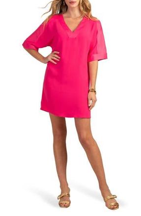 Trina Turk Rabat Dolman Sleeve Shift Dress in Rosewater at Nordstrom Rack, Size X-Small