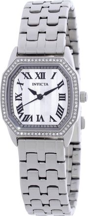 Invicta Wildflower Quartz Crystal Silver Dial Ladies Watch 48998