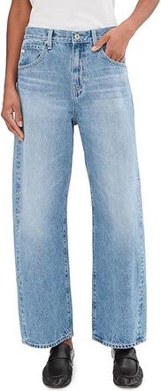 AG - Adriano Goldschmied Hattie High Rise Barrel Womens Jeans Blueprint : 30, Cotton/Denim