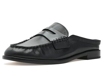 Rag & Bone Carter Mules Womens Flat Shoes Black : EU 37.5 (US Womens 7.5) M, Leather