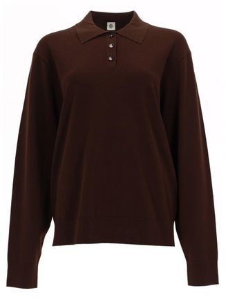 The Garment Madison Deep Brown Viscose Polo Shirt