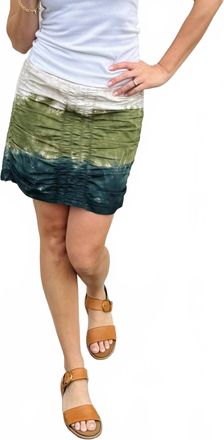 Xcvi Trace Cozy Skirt In Tricolor Ombre Hawthorn
