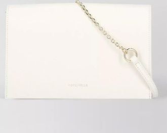 Coccinelle pebbled leather shoulder bag single strap