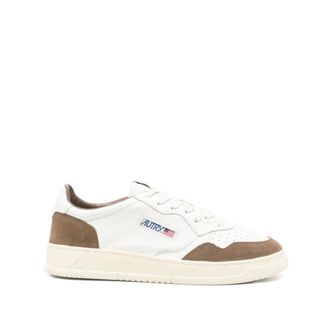 Autry Medalist Low - Heren - Sneakers - Wit - 41 EU - Leer - Schoenen