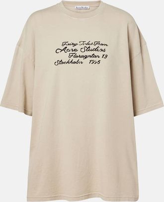 Acne Studios T-shirt in jersey di cotone con logo