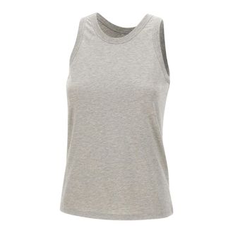 Loulou Studio Sleeveless Tops, female, Gray, Size: XS Poso LDS Tank Top