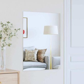 vidaXL vidaXL Specchio da parete Rettangolare 80 x 60 cm vetro temperato