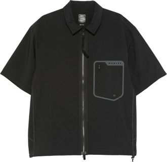Oakley Waterscape Shirt - Heren - Outdoor shirts - Zwart - S - Polyester - Fitness