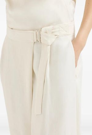 Brunello Cucinelli Womens Adjustable-Belt Trousers Ss26 W