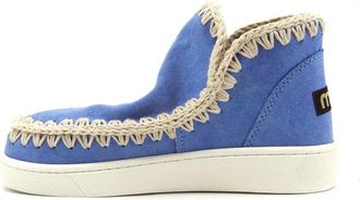 Mou Enkellaars - Dames - Winterlaarzen - Blauw - 40 EU - Leer - Schoenen