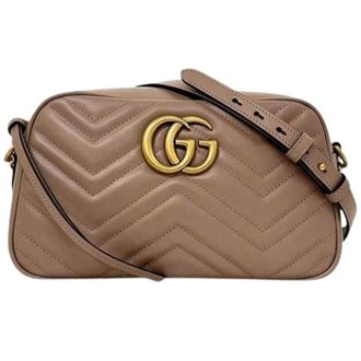 Gucci Pre-owned Vintage Shoulder Bag - Dames - Pre-owned - Bruin - Maat: ONE Size Leer