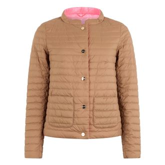 Herno Down Jackets, female, Brown, Size: S Padded Down Jacket
