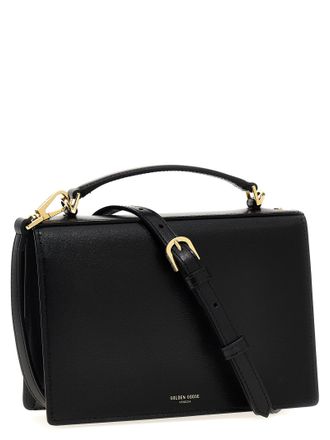 Golden Goose Palmellato Leather Top Handle Bag - Black