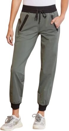 Blanc Noir New Getaway Joggers In Olive Green