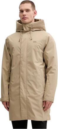 Helly Hansen Munich Ge&iuml;soleerde Regenjas - Heren - Regenjassen - Beige - XL - Leer - Fitness