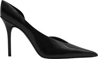 Gia Borghini Barbara Pump - Dames - Pumps - Zwart - 41 EU - Leer - Schoenen