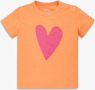primary Baby Heart Tee in Goldfish Heart at Nordstrom, Size 18-24M