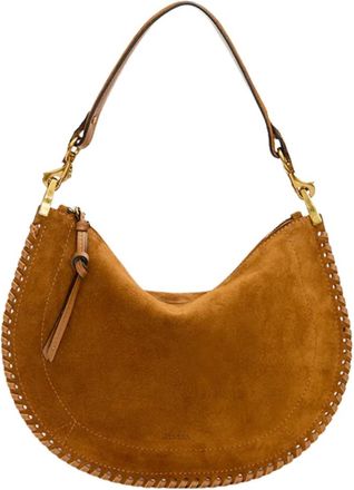 Isabel Marant Tassen, Dames, Bruin, ONE Size, Oskan Soft Zip Bag