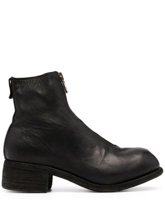 Guidi zip-up ankle boots - women - Leather - 38 - Black