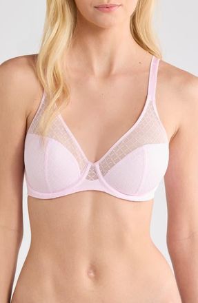Chantelle Norah Chic Underwire Bra in Candy Pink at Nordstrom, Size 36E